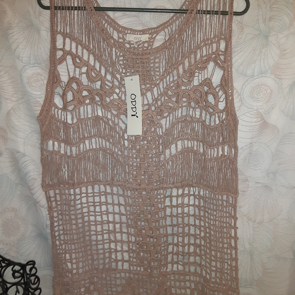 Sheer Lace Crochet Tunic - Picture 9 of 11